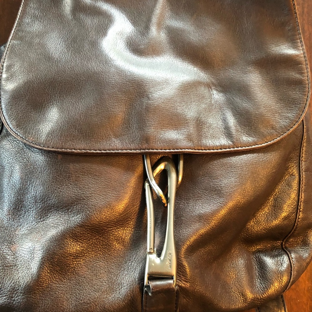 Dkny Soft Leather Backpack - image 1